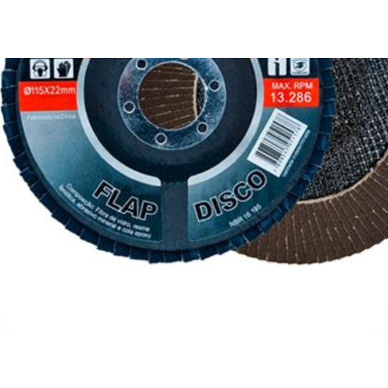 Disco Flap Disflex Alo 4.1/2 X 36 Disco Flap Disflex Alo 4.1/2 X 36