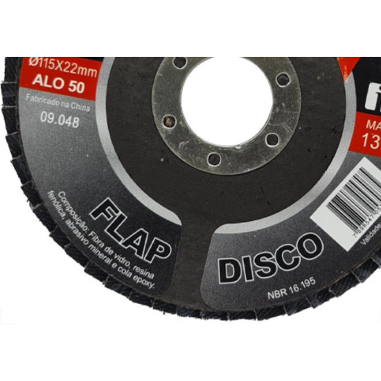 Disco Flap Disflex Alo 4.1/2 X 50 Disco Flap Disflex Alo 4.1/2 X 50