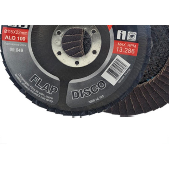 Disco Flap Disflex Alo 4.1/2 X100 Disco Flap Disflex Alo 4.1/2 X100
