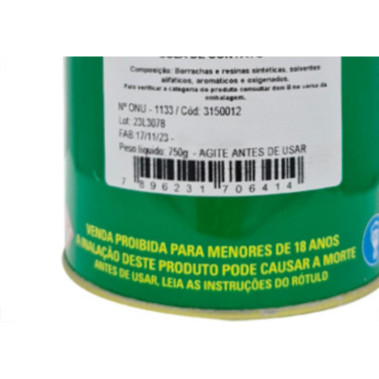 Cola De Contato Brascola 750Gr Cola De Contato Brascola 750Gr