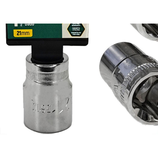 Soquete Sextavado 1/2X21 Sata-13312Sc