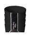 Cj.04 Copos S/Borda Preto 550Ml