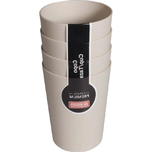 Cj.04 Copos S/Borda Cza Concr.550Ml Cj.04 Copos S/Borda Cza Concr.550Ml