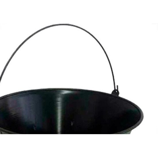 Balde Metalico Baldebras Preto 10L Balde Metalico Baldebras Preto 10L