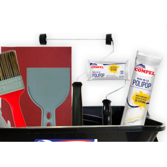 Kit P/Pintura Compel 7Pc-969 Kit P/Pintura Compel 7Pc-969