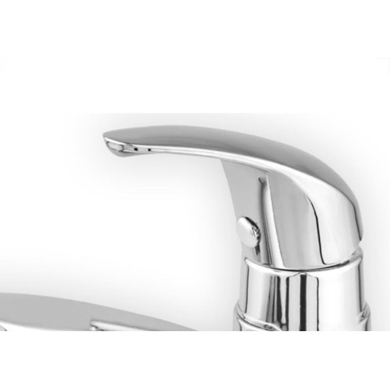 Torneira Lavario Abs Cr Bog.Slim Mono 1/4V