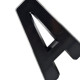Letra Deplasti 3D Preto A 13Cm Letra Deplasti 3D Preto A 13Cm