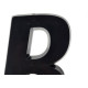 Letra Deplasti 3D Preto B 13Cm Letra Deplasti 3D Preto B 13Cm