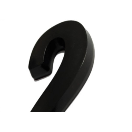 Numero Deplasti 3D Preto 2 13Cm Numero Deplasti 3D Preto 2 13Cm