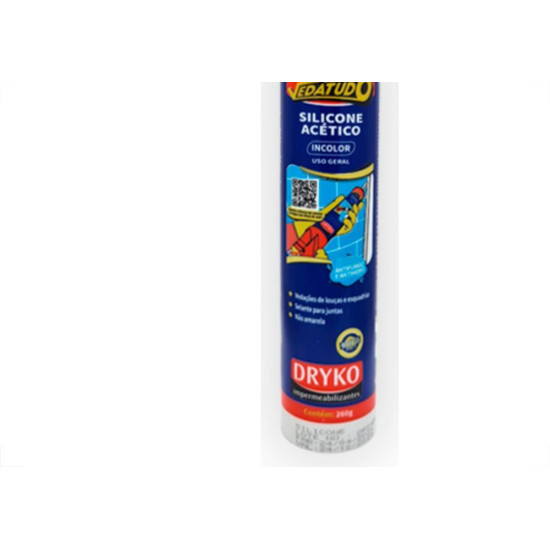 Silicone Dryko Incolor 260G Silicone Dryko Incolor 260G