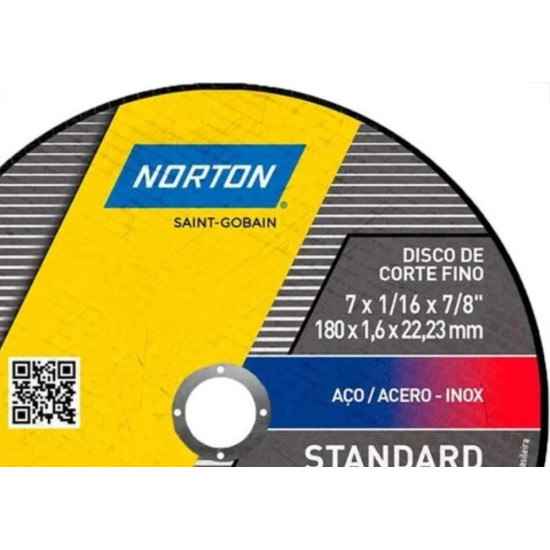 Disco Nort.Inox 7'' X 1,6 Standard