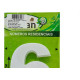 Numero Lubian 3D Branco Abs 6 10Cm Numero Lubian 3D Branco Abs 6 10Cm