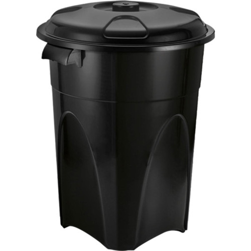 Cesto Lixo Injepl.Rd.Black 60L-242 Cesto Lixo Injepl.Rd.Black 60L-242