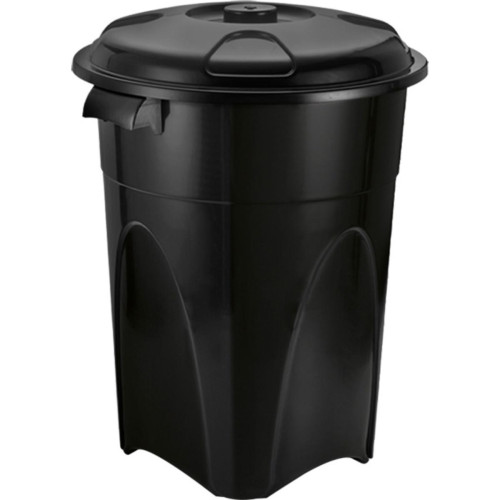 Cesto Lixo Injepl.Rd.Black 100L Cesto Lixo Injepl.Rd.Black 100L