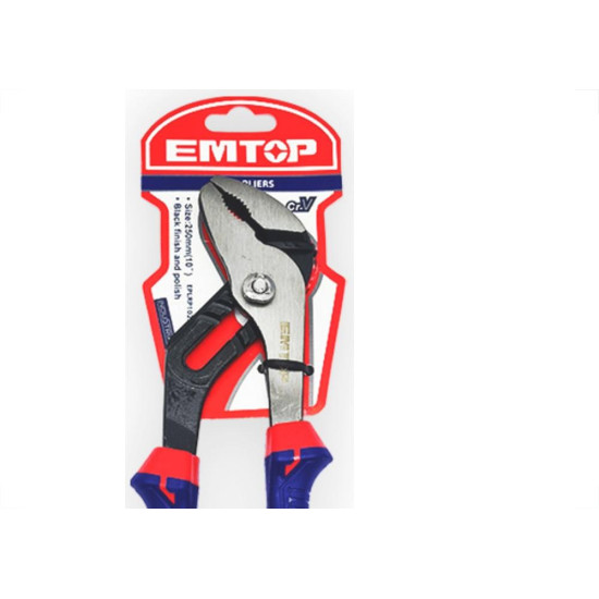 Alicate Bomba D'Agua Emtop Cr-V 10'' Alicate Bomba D'Agua Emtop Cr-V 10''