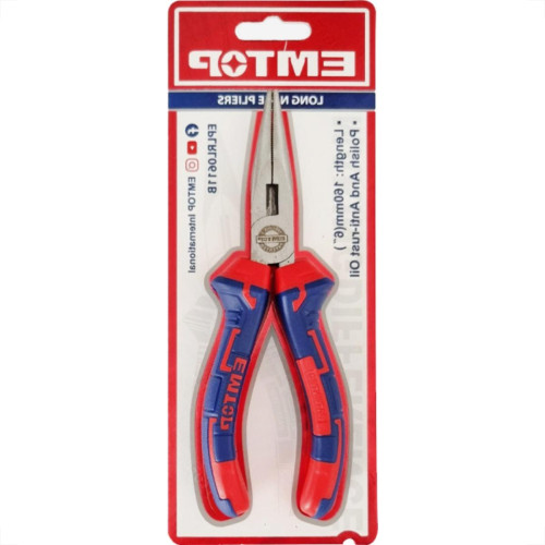 Alicate Bico 6'' Pvc Emtop Alicate Bico 6'' Pvc Emtop