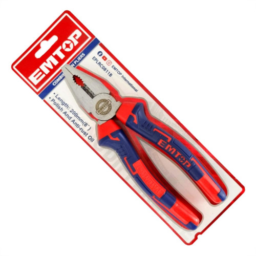 Alicate Pvc Universal Emtop 8'' Alicate Pvc Universal Emtop 8''