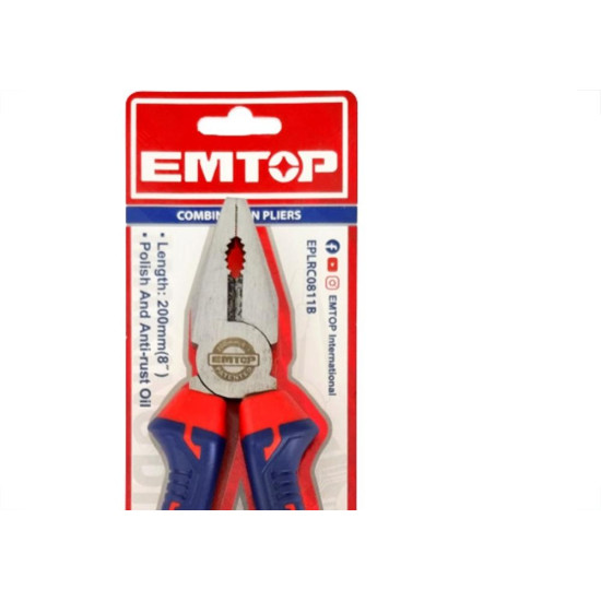 Alicate Pvc Universal Emtop 8'' Alicate Pvc Universal Emtop 8''