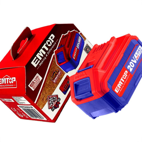 Bateria Emtop Li-Ion 20V 4.0A Bateria Emtop Li-Ion 20V 4.0A