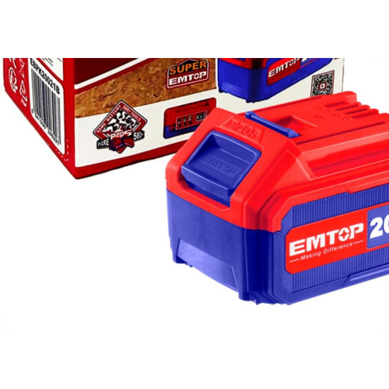 Bateria Emtop Li-Ion 20V 4.0A Bateria Emtop Li-Ion 20V 4.0A