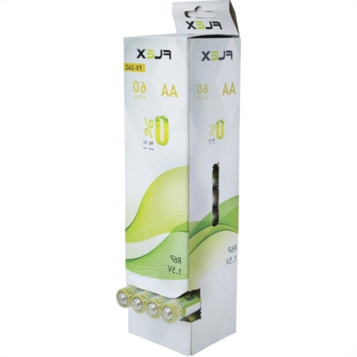 Pilha Flex Aa Zinco-Carbono C/60