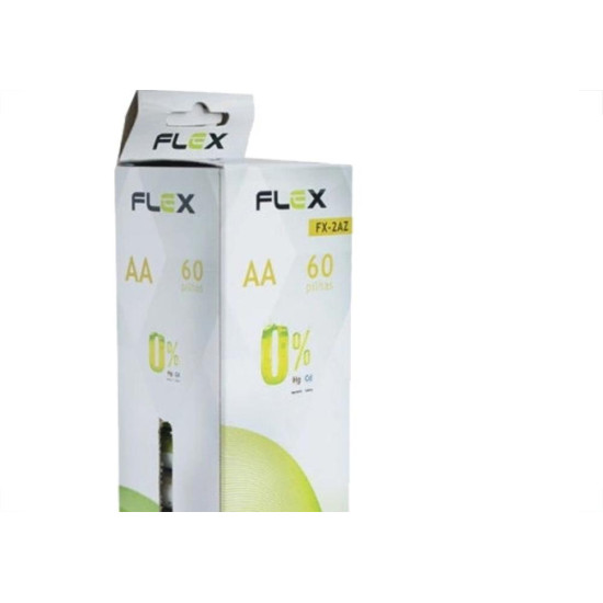 Pilha Flex Aa Zinco-Carbono C/60