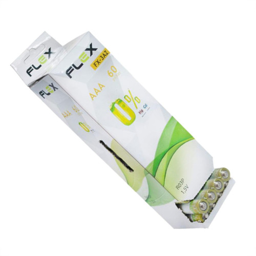Pilha Flex Aaa Zinco-Carbono C/60 Pilha Flex Aaa Zinco-Carbono C/60