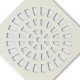 Grelha Plast.Quadr.Branca 150 Grap - Kit C/6 UN