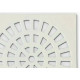 Grelha Plast.Quadr.Branca 150 Grap - Kit C/6 UN