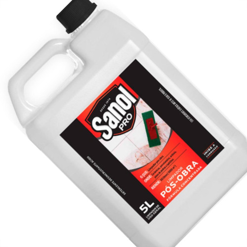 Limpador Pos-Obra Sanol Pro 5Lt