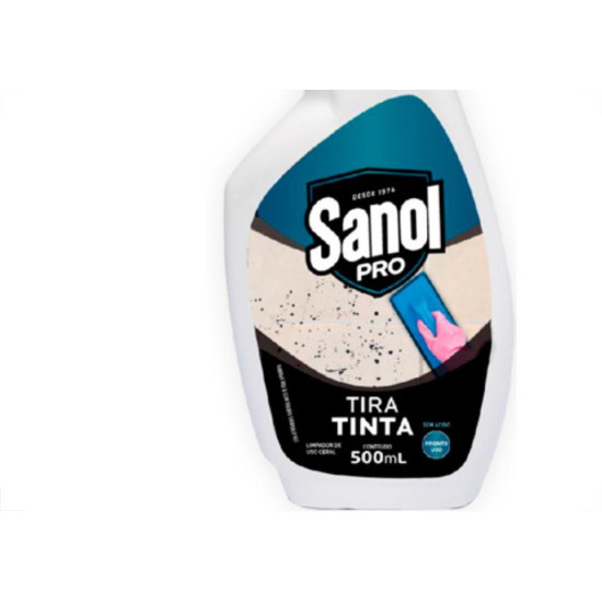 Tira Tinta E Cera Sanol Pro 500Ml