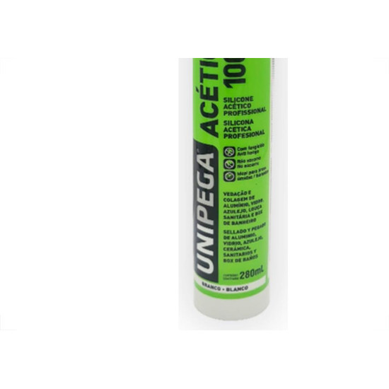 Silicone Unipega Acet.Pro Bco 260Gr Silicone Unipega Acet.Pro Bco 260Gr