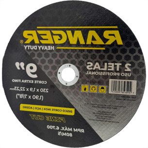 Disco Ranger Inox 9 X 1.9 X 7/8 - Kit C/5 UN