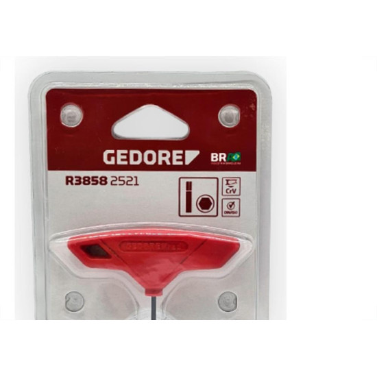 Chave Allen.Cabo T 3,0Mm Gedore Red Chave Allen.Cabo T 3,0Mm Gedore Red