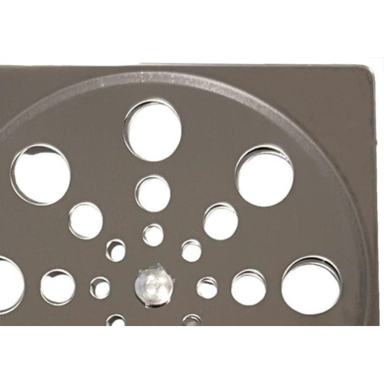 Grelha Aco Inox Tecnotr Qdr.15 C/F Grelha Aco Inox Tecnotr Qdr.15 C/F