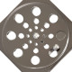 Grelha Aco Inox Tecnotr Qdr.10 C/F Grelha Aco Inox Tecnotr Qdr.10 C/F