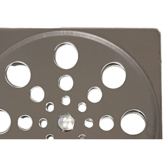 Grelha Aco Inox Tecnotr Qdr.10 C/F Grelha Aco Inox Tecnotr Qdr.10 C/F
