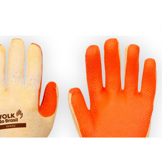 Luva Malha Emborr.Orange Volk, G Luva Malha Emborr.Orange Volk, G