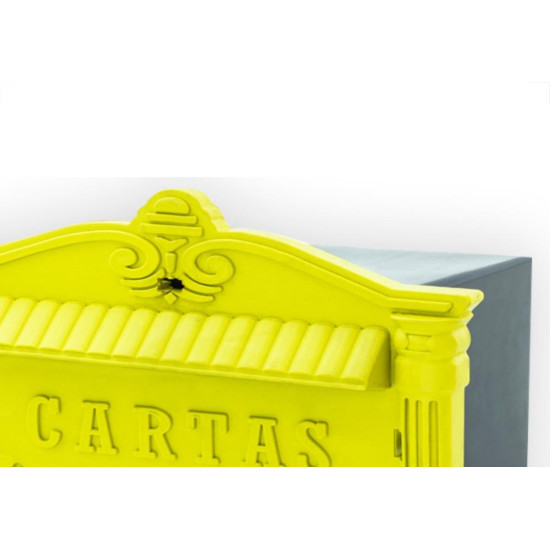 Caixa Carta Thompson Pvc Amarela Caixa Carta Thompson Pvc Amarela