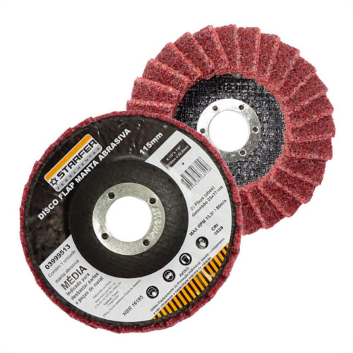 Disco Flap Starfer Manta 4,1/2 Media Disco Flap Starfer Manta 4,1/2 Media