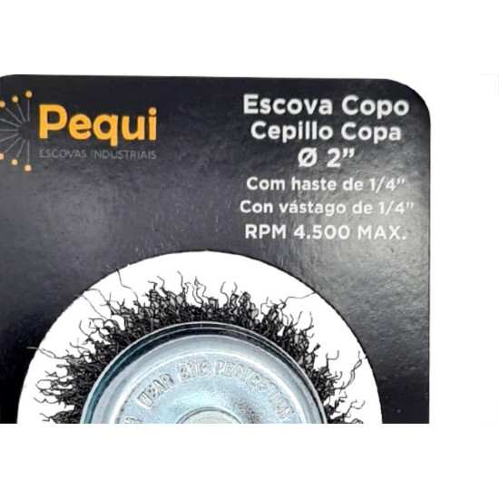 Escova Copo Pequi Car C/Ht 50Mm-821