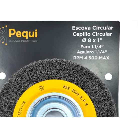 Escova Circ Pequi Carb 8X1-66162