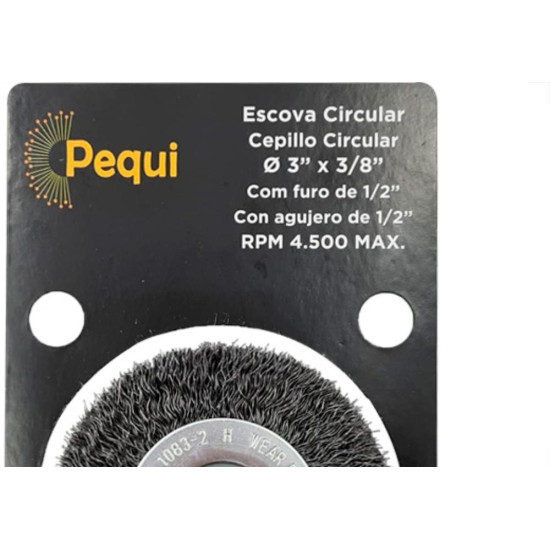 Escova Circ.Pequi Car 75X10 F13-421