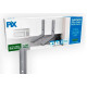 Suporte P/Forno Microond.Pix Prata