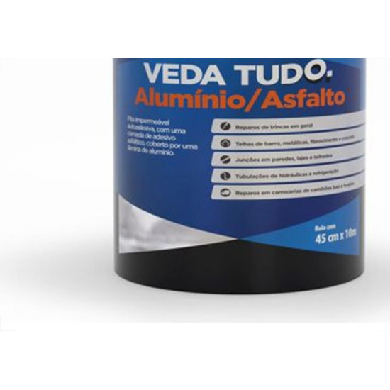 Fita Adesiva Multuso Bautech 45Cmx10M