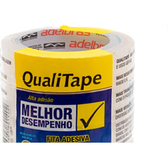 Fita Durex Adelbras 24 X 50 - Kit C/5 RL