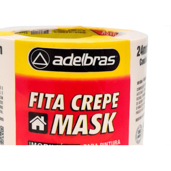 Fita Crepe Adelbras 710 24Mm X 50Mt . / Kit C/ 5 Rolos