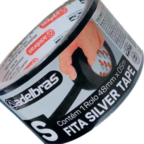 Fita Adesiva Silvert Adelb 48X05M Pta