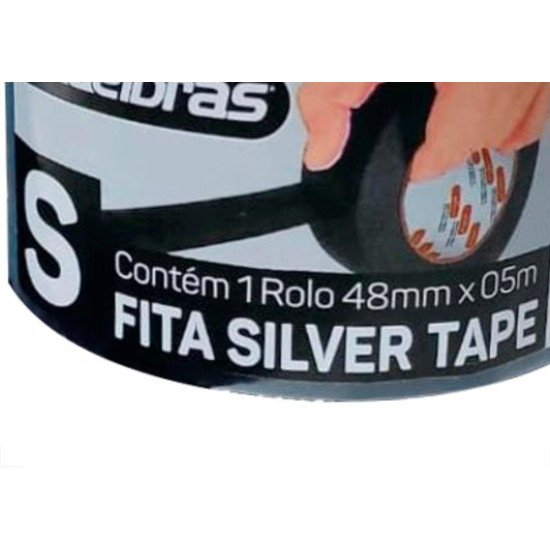 Fita Adesiva Silvert Adelb 48X05M Pta