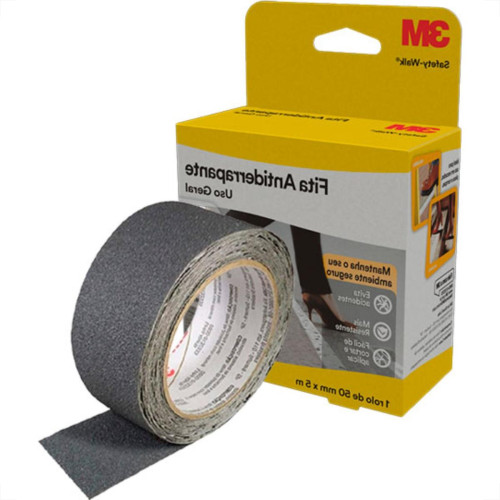 Fita Antiderrapante 3M Int.5M - Cinza